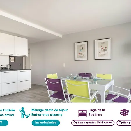 Apartmán Pour 4 Avec Vue Sur La Marina Pornichet